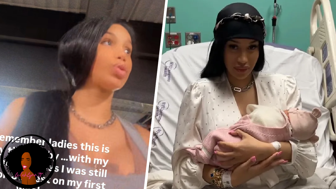 Cardi B Returns To The Gym Just DAYS After Giving Birth